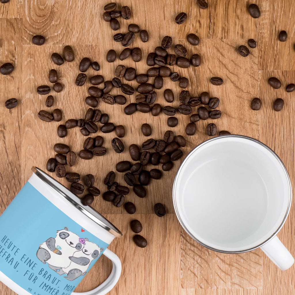emaille becher camping Camping Emaille Tasse Braut Liebe, Geschenk, Teetasse, Heiraten, Pott