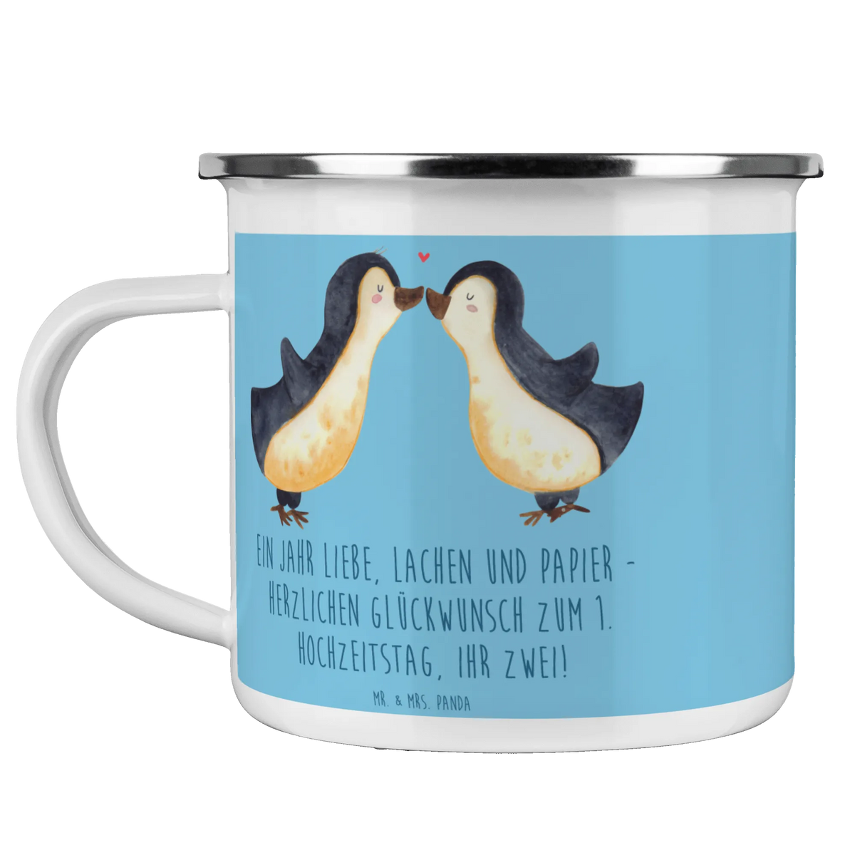 Camping Emaille Tasse 1. Hochzeitstag Papierhochzeit Kaffeepott, Pott, Emaille Tasse, Blechtasse, blechbecher, outdoortasse, Reisebecher, reisetasse, Teebecher, becher emaille, Campingbecher, metallbecher, Motivtasse, emaillebecher, Haferl, Emailletasse, Emaille Becher, wanderbecher, Campingtasse, Teetasse, wandertasse, Outdoor Tasse, Outdoor Becher, Tasse Emaille, Hochzeitsfeier, Verlobungsgeschenk, Trauung, Hochzeit, Verlobungsfeier, Hochzeitskarte, Trauungsgeschenk, Hochzeitsgeschenk, Hochzeitsgeschenke für Brautpaar, Ehe, Hochzeitsgeschenkideen