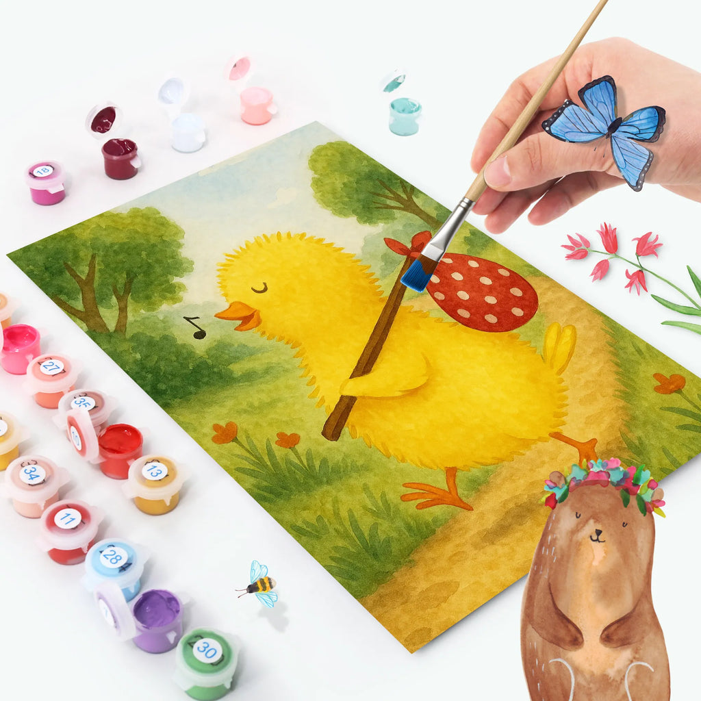 Paint by Numbers chick wander Design Malen, DIY, Künstler, Kreativität, Malen nach Zahlen, Kunstwerk, Ausmalbild, Baseln, Bastelidee, Ostern, Osterhase, Ostergeschenke, Osternest, Osterdeko, Geschenke zu Ostern, Ostern Geschenk, Ostergeschenke Kinder, Ostern Kinder, Osterei, Grüße, Zeitmanagement, Freude, Wunder, Weltenbummler, Ei, Frühlingsgefühle, Frohe Ostern, Flausen, Ostergrüße, liebe Grüße, Küken, Ostereier, Reisen, Zeit, Backpacker