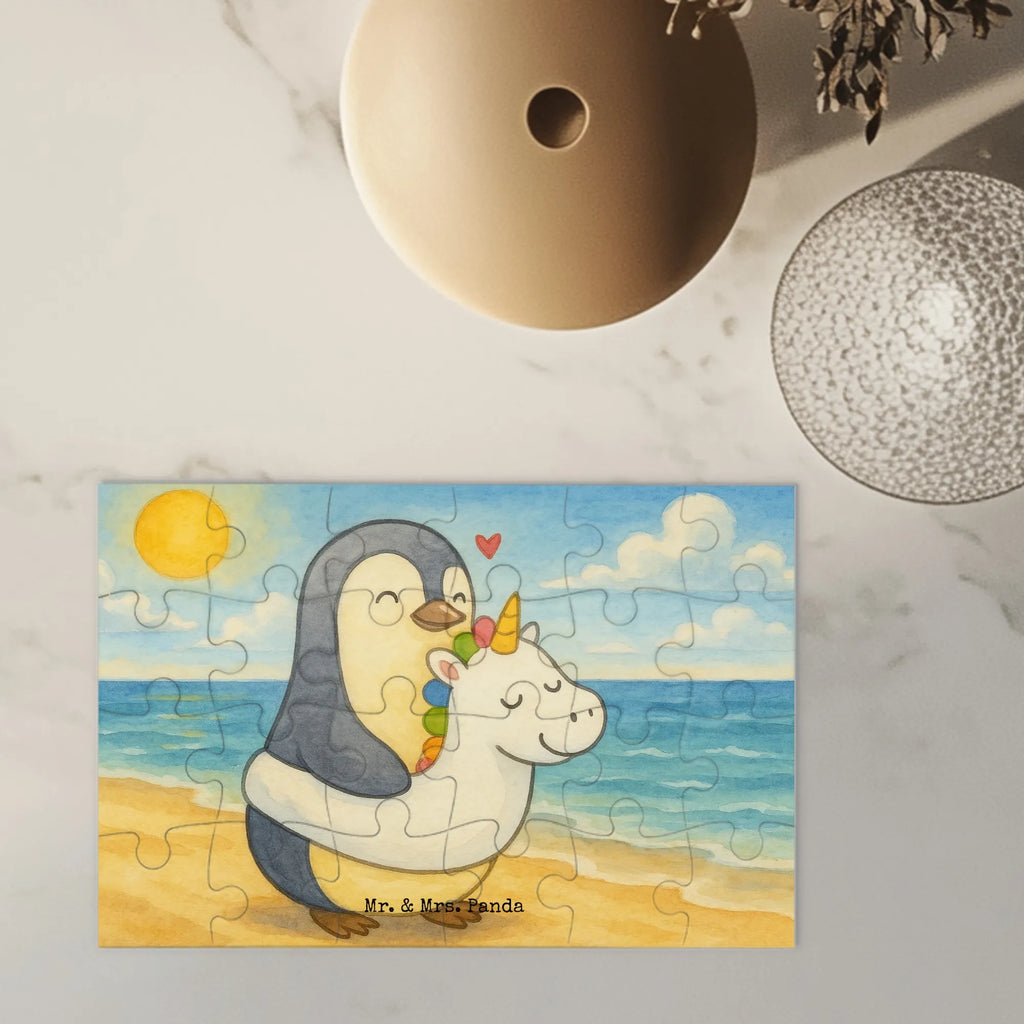 Puzzle Pinguin Schwimmring Design Puzzle, Sommer, Sommermotive, Urlaubsmotive, Produkte für Urlauber, Sommer Produkte