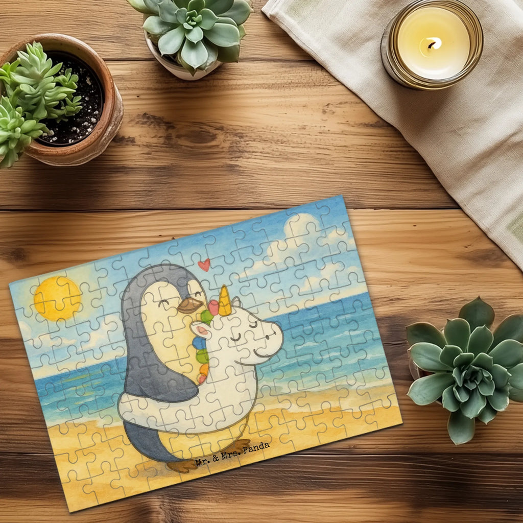 Puzzle Pinguin Schwimmring Design Puzzle, Sommer, Sommermotive, Urlaubsmotive, Produkte für Urlauber, Sommer Produkte