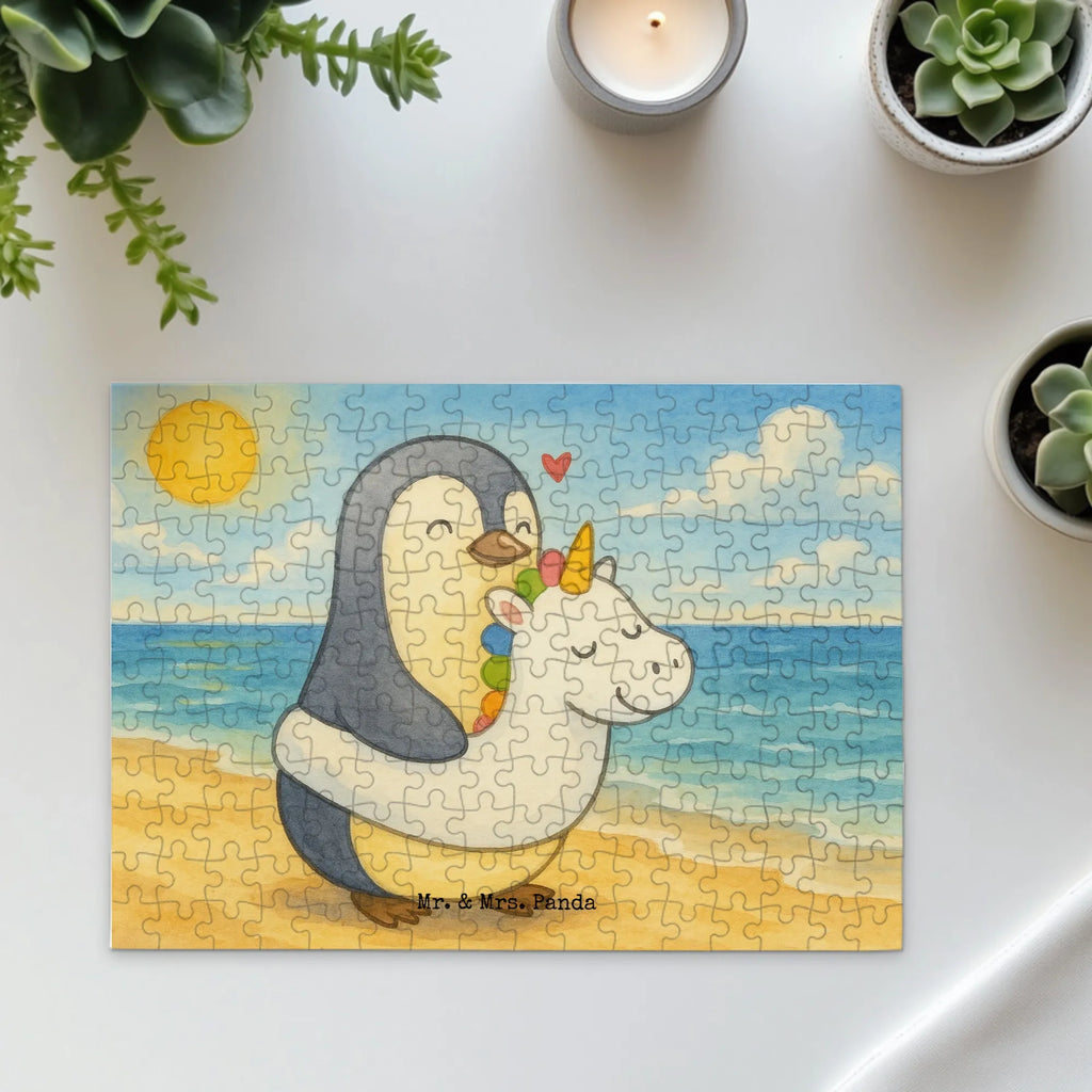 Puzzle Pinguin Schwimmring Design Puzzle, Sommer, Sommermotive, Urlaubsmotive, Produkte für Urlauber, Sommer Produkte
