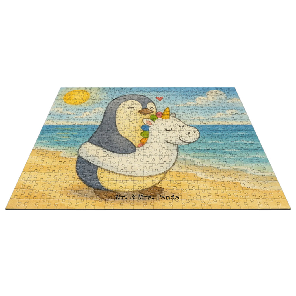 Puzzle Pinguin Schwimmring Design Puzzle, Sommer, Sommermotive, Urlaubsmotive, Produkte für Urlauber, Sommer Produkte
