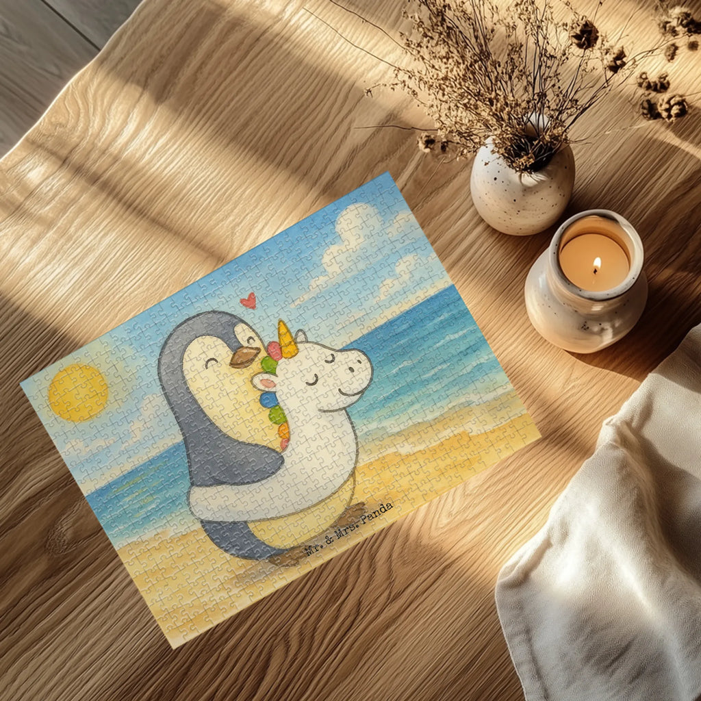 Puzzle Pinguin Schwimmring Design Puzzle, Sommer, Sommermotive, Urlaubsmotive, Produkte für Urlauber, Sommer Produkte