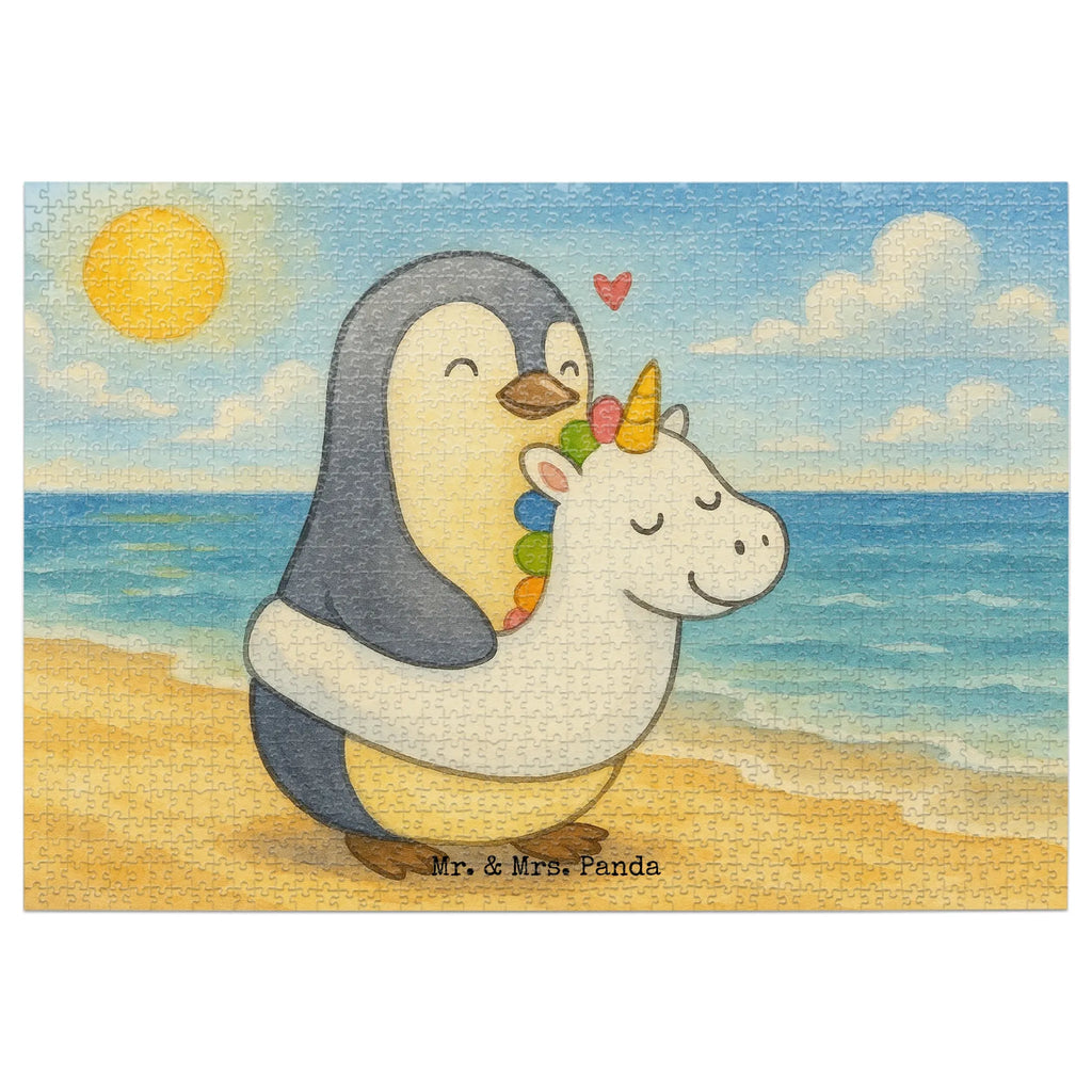 Puzzle Pinguin Schwimmring Design Puzzle, Sommer, Sommermotive, Urlaubsmotive, Produkte für Urlauber, Sommer Produkte