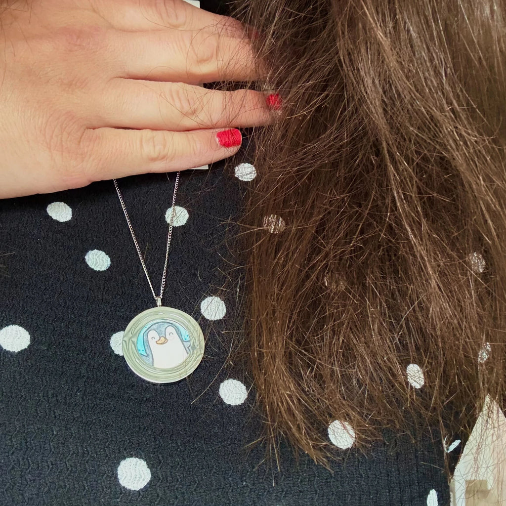 ORIGINAL Penguin Necklace Mr. & Mr. Panda Unique, Mr. & Mrs. Panda Originals