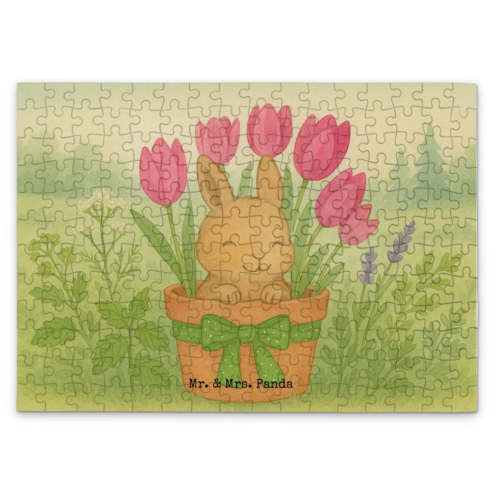 Puzzle Rabbit Tulips Design Puzzle, Ostern, Osterhase, Ostergeschenke, Osternest, Osterdeko, Geschenke zu Ostern, Ostern Geschenk, Ostergeschenke Kinder, Ostern Kinder, Hase, Ostergeschenk, Tulpen, Blumenstrauß, Alternative zu Blumen