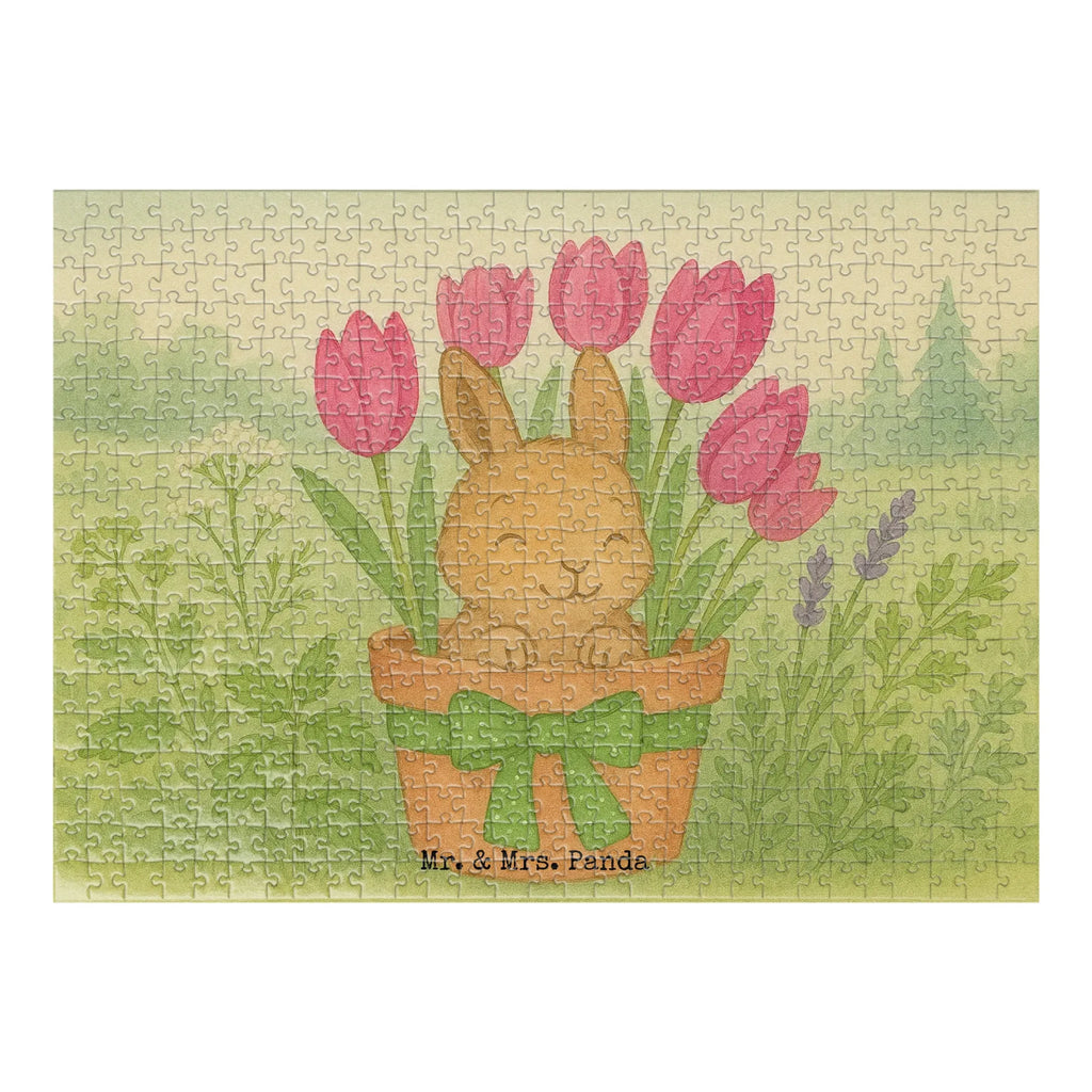 Puzzle Rabbit Tulips Design Puzzle, Ostern, Osterhase, Ostergeschenke, Osternest, Osterdeko, Geschenke zu Ostern, Ostern Geschenk, Ostergeschenke Kinder, Ostern Kinder, Hase, Ostergeschenk, Tulpen, Blumenstrauß, Alternative zu Blumen