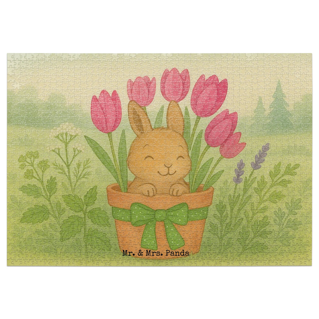 Puzzle Rabbit Tulips Design Puzzle, Ostern, Osterhase, Ostergeschenke, Osternest, Osterdeko, Geschenke zu Ostern, Ostern Geschenk, Ostergeschenke Kinder, Ostern Kinder, Hase, Ostergeschenk, Tulpen, Blumenstrauß, Alternative zu Blumen