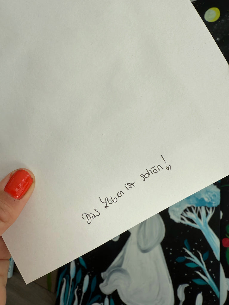 Oryginalny Akwarelowy rysunek "Pommes-Otter" w ramce Panda Unikaty, Pan i Pani Panda Oryginalne