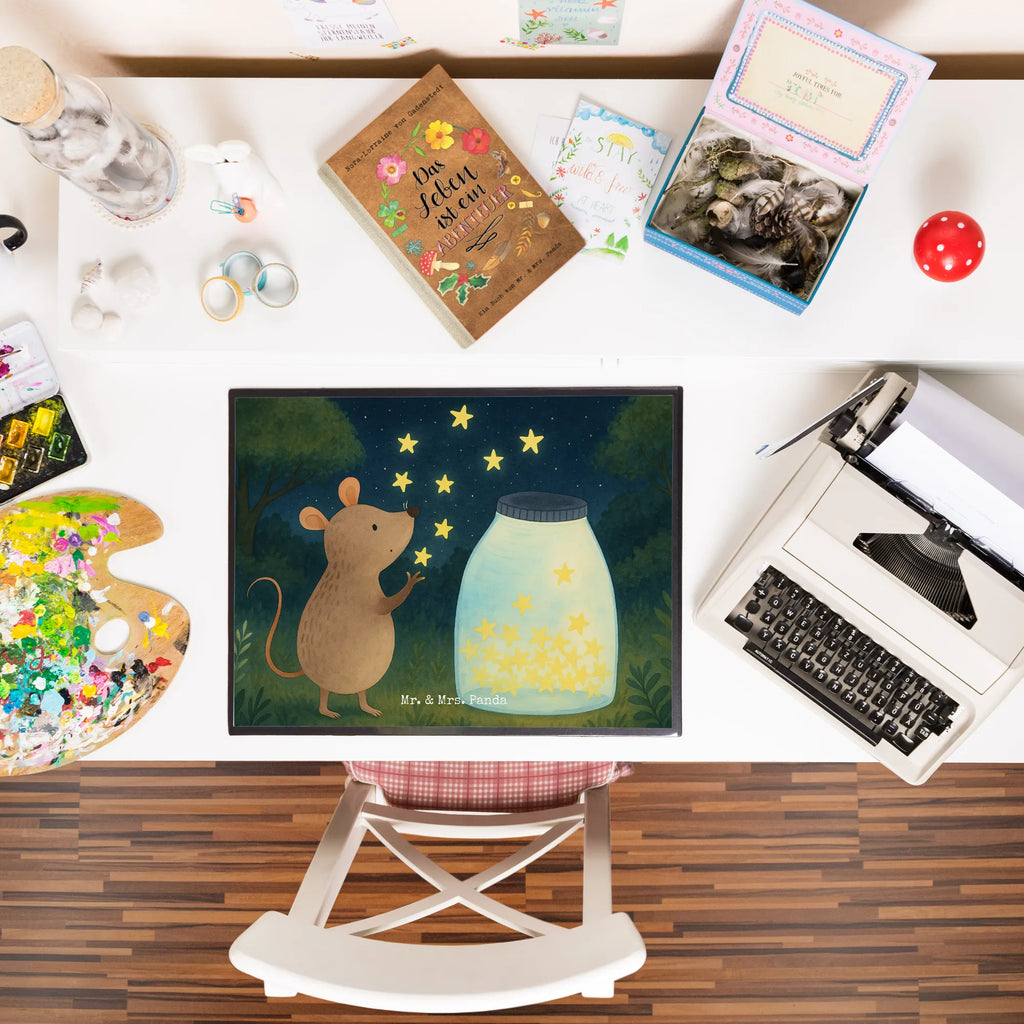 Schreibtischunterlage Maus Sterne Design Schreibunterlage, Schreibtischauflage, Bürobedarf, Büroartikel, Schreibwaren, Schreibtisch Unterlagen, Schreibtischunterlage Groß, Tiermotive, Gute Laune, lustige Sprüche, Tiere, Maus, Sterne, Wunsch, Kind, Taufe, Taufgeschenk, Geburt, Schwangerschaft, erstes Kind, Kindergeburtstag, Geburtstag, Hoffnung, Träume