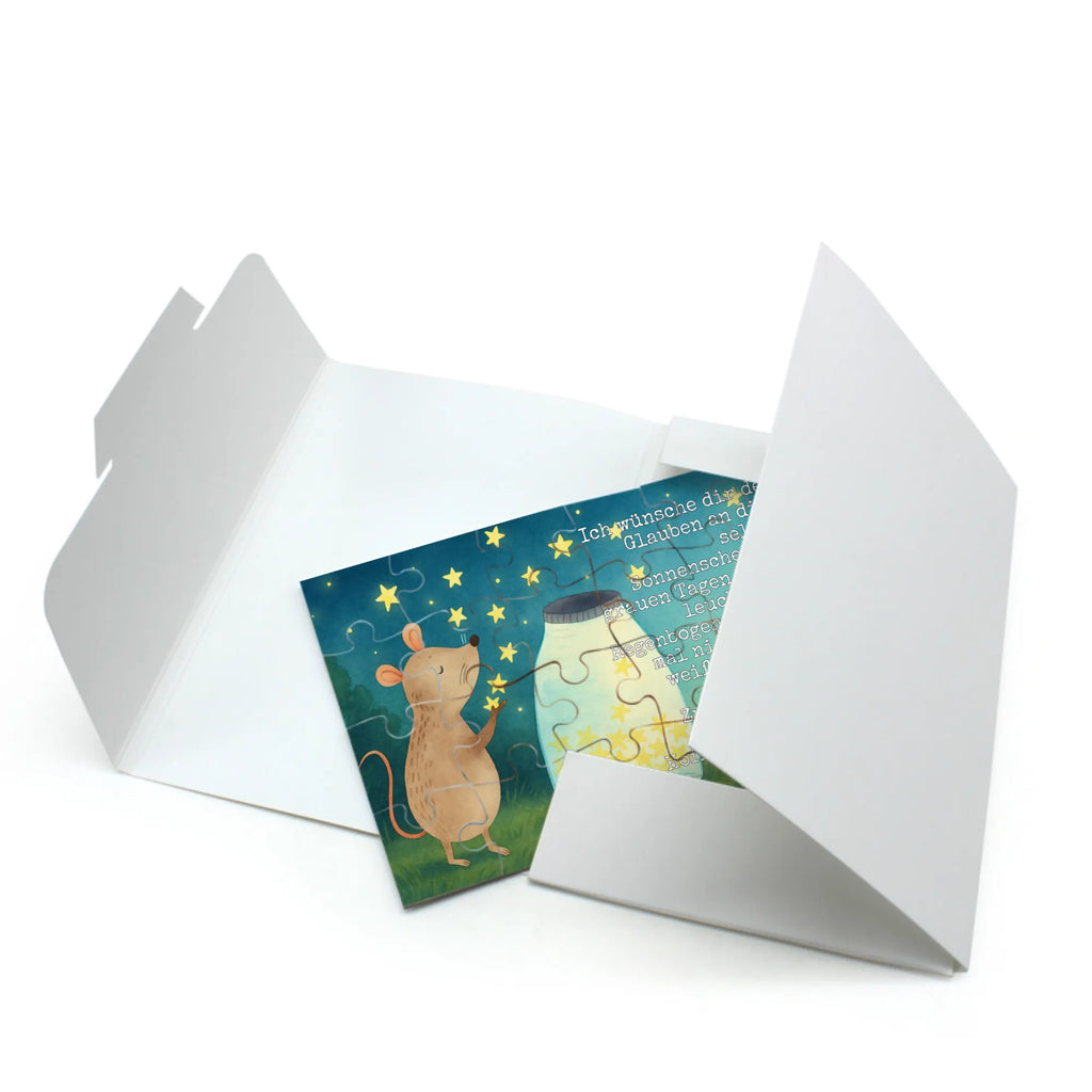 Puzzle Maus Sterne Design Puzzle, Tiermotive, Gute Laune, lustige Sprüche, Tiere, Geburt, Taufgeschenk, Wunsch, erstes Kind, Sterne, Geburtstag, Maus, Kind, Taufe, Träume, Kindergeburtstag, Hoffnung, Schwangerschaft