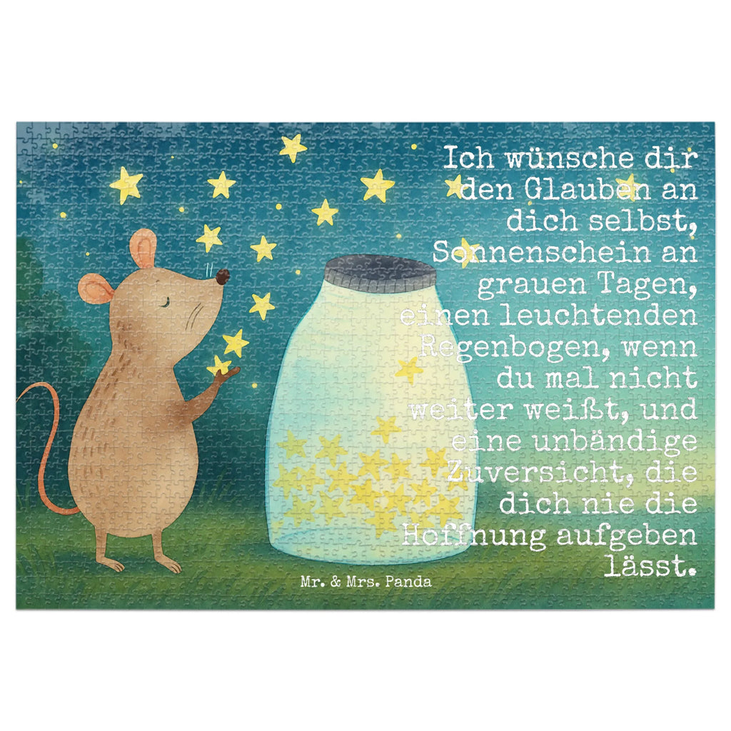 Puzzle Maus Sterne Design Puzzle, Tiermotive, Gute Laune, lustige Sprüche, Tiere, Geburt, Taufgeschenk, Wunsch, erstes Kind, Sterne, Geburtstag, Maus, Kind, Taufe, Träume, Kindergeburtstag, Hoffnung, Schwangerschaft