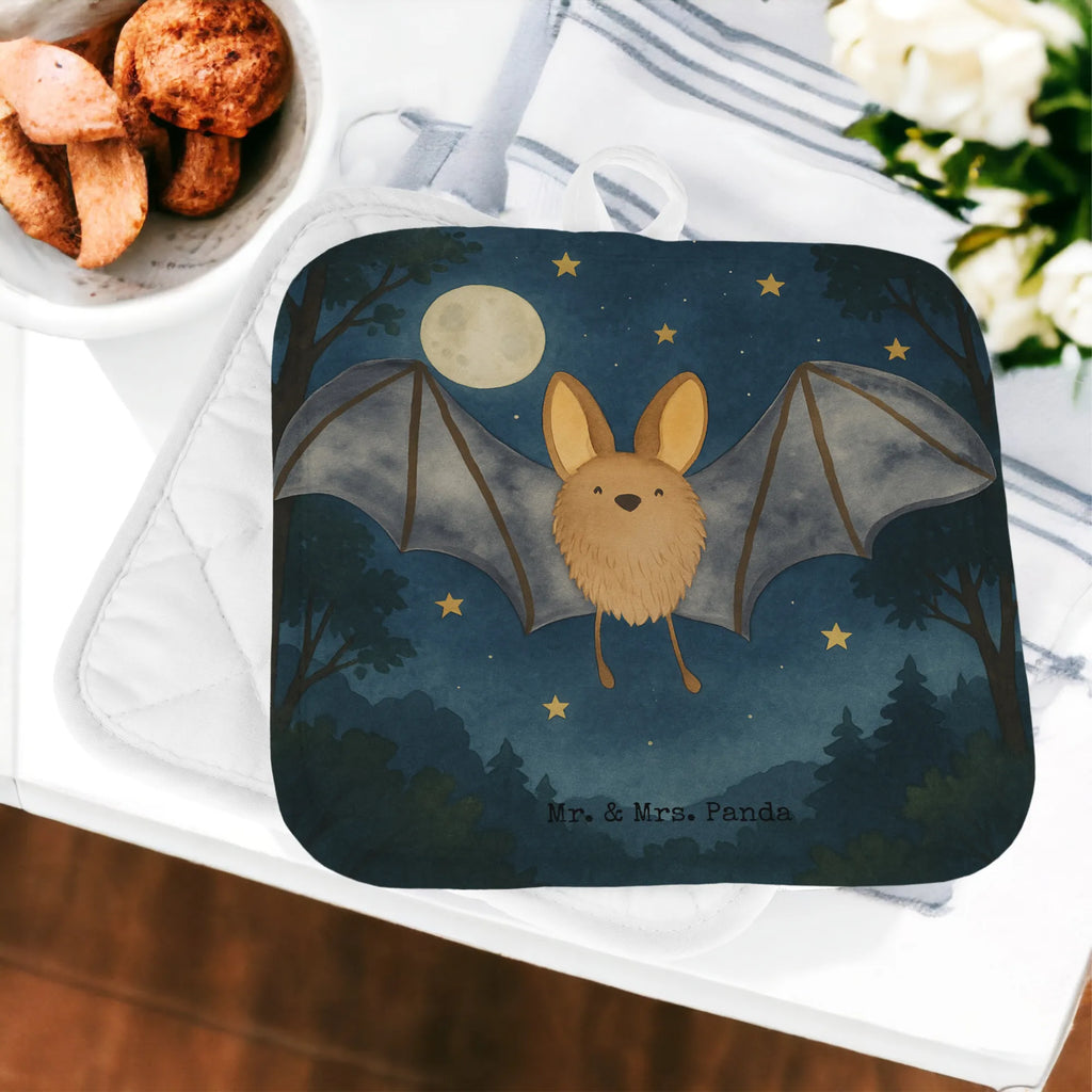 2er Set Topflappen  Fledermaus Flügel Design