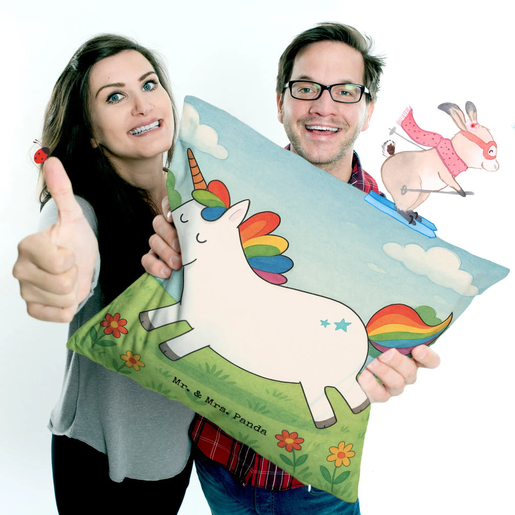40x40 Kissen Einhorn Happy Design Zierkissen, Sofakissen, Kissen 40x40 Waschbar, Sofakissen 40x40, Dekokissen 40x40, Kissenhülle 40x40, Kissenbezüge, Kissenhülle, Couchkissen, sofakissen, Kopfkissen 40x40, Kopfkissen, Kissen 40x40, Kissen, Dekokissen Sofa, sitzkissen, Dekokissen, Kissenbezug 40x40, Motivkissen, Einhorn, Einhörner, Einhorn Deko, Unicorn, Freude, Lebensfreude, Lächeln, spannend, Spaß, witzig, fröhlich, Lachen, glücklich