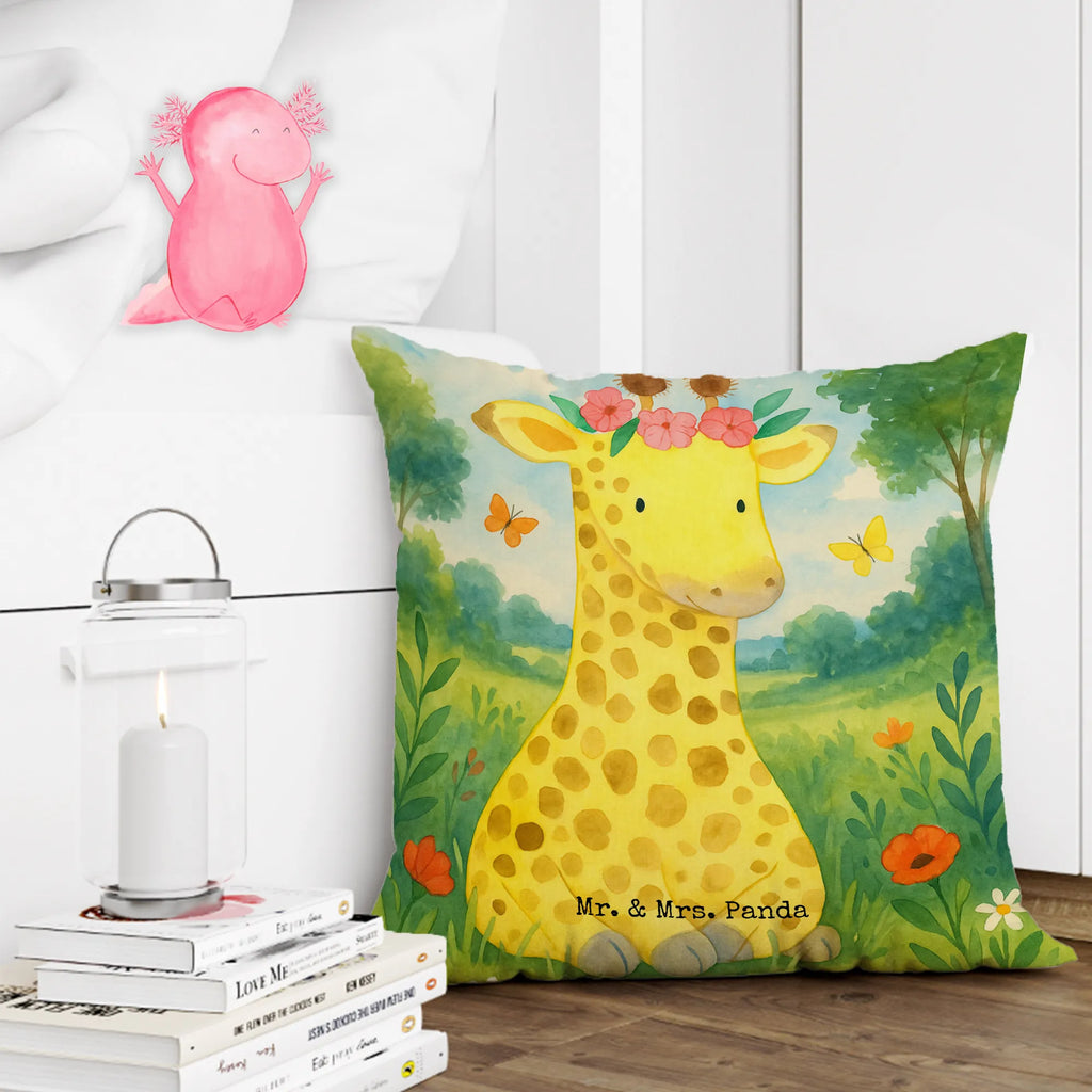 Cushion giraffe flower wreath Design Sofakissen, sofakissen, Sofakissen 40x40, Kissen, Motivkissen, sitzkissen, Kissenhülle 40x40, Kissen 40x40 Waschbar, Kissenhülle, Kissen 40x40, Kopfkissen, Kissenbezüge, Kopfkissen 40x40, Kissenbezug 40x40, Dekokissen, Zierkissen, Couchkissen, Dekokissen Sofa, Dekokissen 40x40, Afrika, Wildtiere, Giraffe, Blumenkranz, Selbstliebe, Abenteurer, Freundin