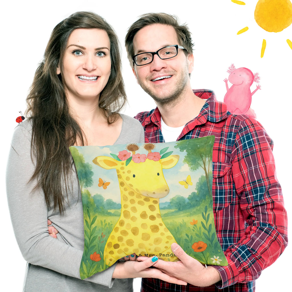 Cushion giraffe flower wreath Design Sofakissen, sofakissen, Sofakissen 40x40, Kissen, Motivkissen, sitzkissen, Kissenhülle 40x40, Kissen 40x40 Waschbar, Kissenhülle, Kissen 40x40, Kopfkissen, Kissenbezüge, Kopfkissen 40x40, Kissenbezug 40x40, Dekokissen, Zierkissen, Couchkissen, Dekokissen Sofa, Dekokissen 40x40, Afrika, Wildtiere, Giraffe, Blumenkranz, Selbstliebe, Abenteurer, Freundin