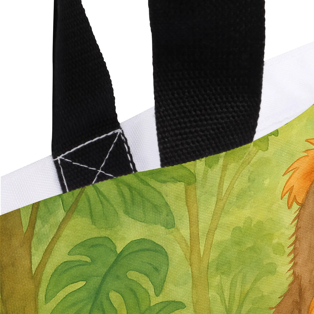 Shopper Affe Design Beutel, Einkaufstasche, Tasche, Strandtasche, Einkaufsbeutel, Shopper, Schultasche, Freizeittasche, Tragebeutel, Schulbeutel, Alltagstasche, Afrika, Wildtiere, Affe, Äffchen, Affen, Selbstliebe, Respekt, Motivation, Selbstachtung, Liebe, Selbstbewusstsein, Selfcare