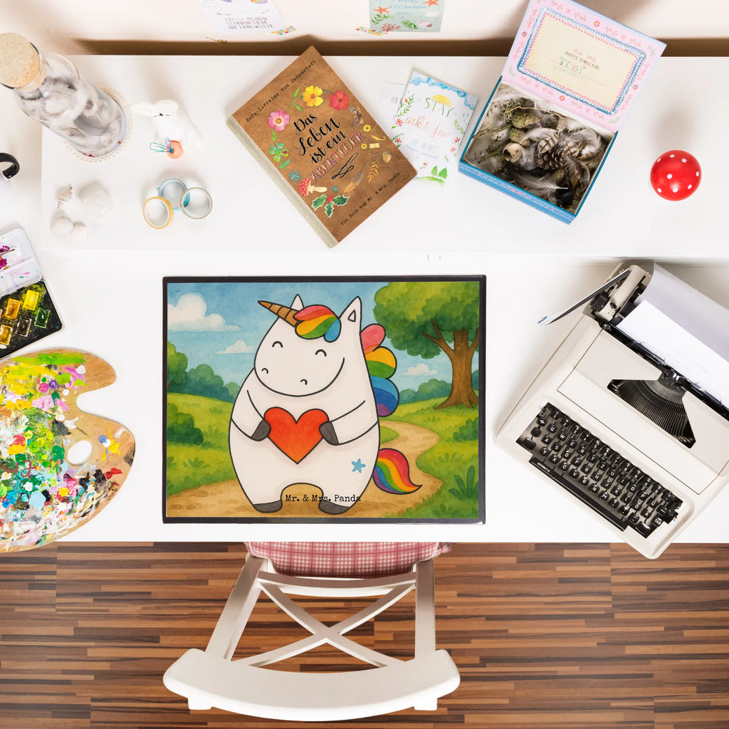 Schreibtischunterlage Einhorn Herz Design Schreibunterlage, Schreibtischauflage, Bürobedarf, Büroartikel, Schreibwaren, Schreibtisch Unterlagen, Schreibtischunterlage Groß, Einhorn, Einhörner, Einhorn Deko, Unicorn, Herz, schlimm, böse, witzig, lustig, Freundin, anders, bunt