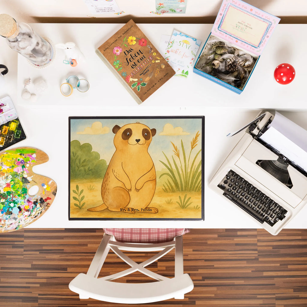 Schreibtischunterlage Erdmännchen Design Schreibunterlage, Schreibtischauflage, Bürobedarf, Büroartikel, Schreibwaren, Schreibtisch Unterlagen, Schreibtischunterlage Groß, Afrika, Wildtiere, Erdmännchen, Reisen, Spruch, Weltreise, Afrikareise, Roadtrip, Traveling