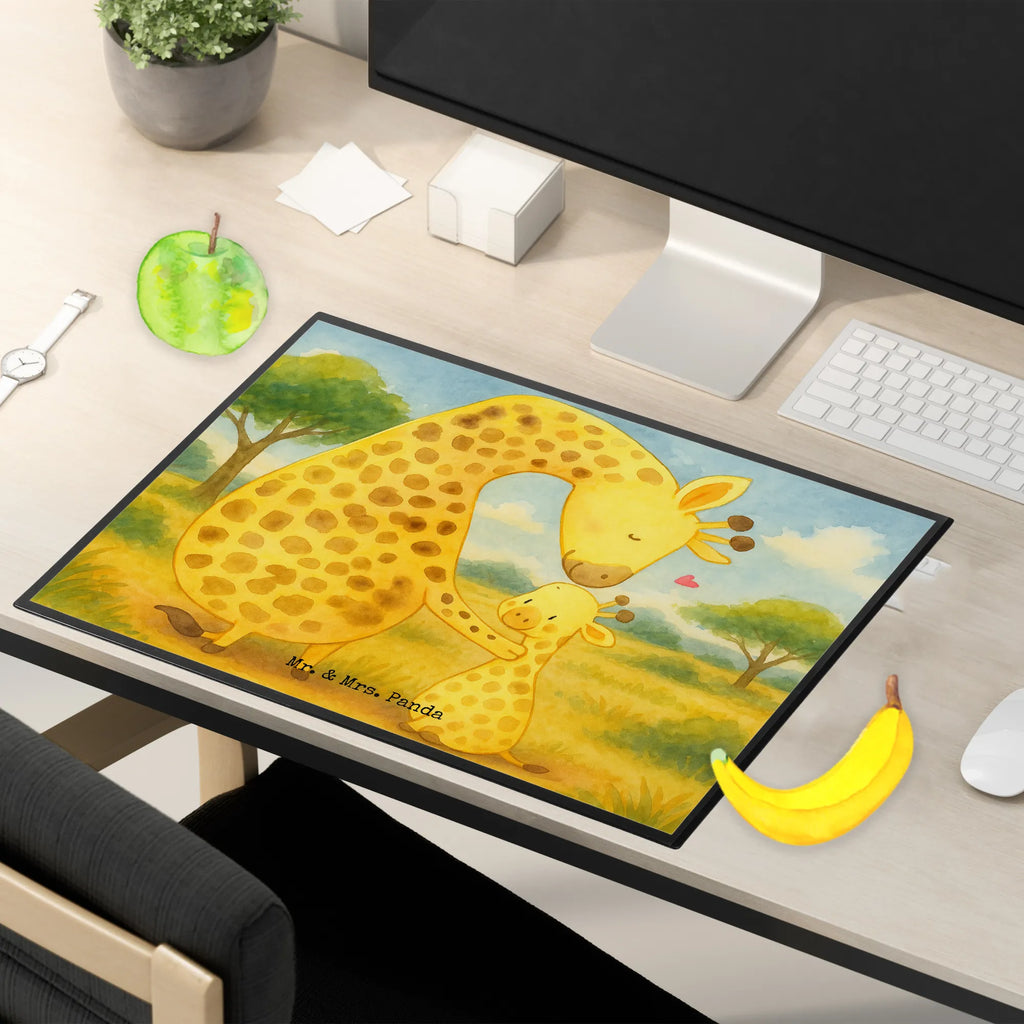 Schreibtischunterlage Giraffe Kind Design Schreibunterlage, Schreibtischauflage, Bürobedarf, Büroartikel, Schreibwaren, Schreibtisch Unterlagen, Schreibtischunterlage Groß, Afrika, Wildtiere, Giraffe, Kind, Mutter, Mama, Tochter, Sohn, Lieblingsmensch
