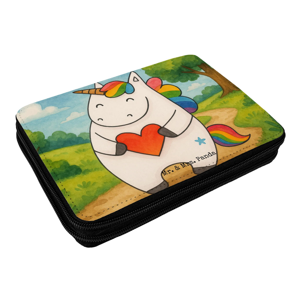 Leather folder unicorn Heart Design Federmappe, Stiftetasche, Stifte Etui, Schule, Einschulung, Geschenk, Kind, Schüler, Schülerin, Stifterolle, Federmäppchen, Motiv, Grundschule, Federmäppchen bedruckt, Büro Stifte Etui, Bestückte Federmappe, Kinder Federmappe, Federmappe Einschulung, Einhorn, Einhörner, Einhorn Deko, Unicorn, Herz, schlimm, böse, witzig, lustig, Freundin, anders, bunt