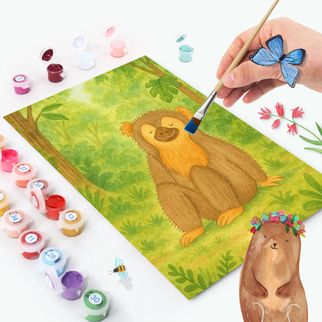 Malowanie według numerów Małpa Design Malen, Kreativität, Baseln, DIY, Künstler, Kunstwerk, Malen nach Zahlen, Bastelidee, Ausmalbild, Afrika, Wildtiere, Affe, Affen, Motivation, Respekt, Selbstachtung, Selbstliebe, Selbstbewusstsein, Äffchen, Selfcare, Liebe