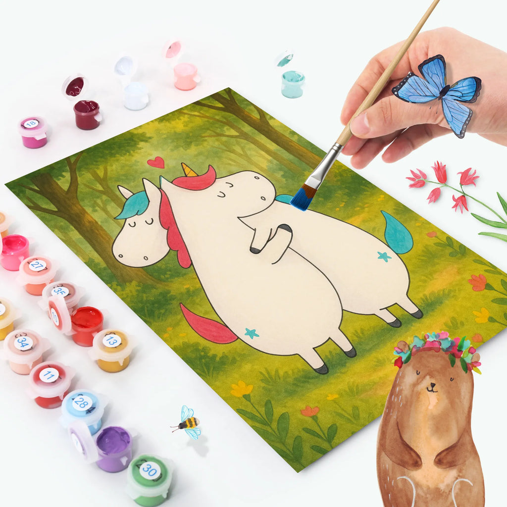 Malowanie według numerów jednorożec Wiadomość Design Malen nach Zahlen, Künstler, DIY, Ausmalbild, Kunstwerk, Kreativität, Malen, Bastelidee, Baseln, Einhorn, Einhörner, Einhorn Deko, Unicorn, Geschenk, Liebe, Valentinstag, Ehe, Spruch, Valentine, Partner, lustig, witzig