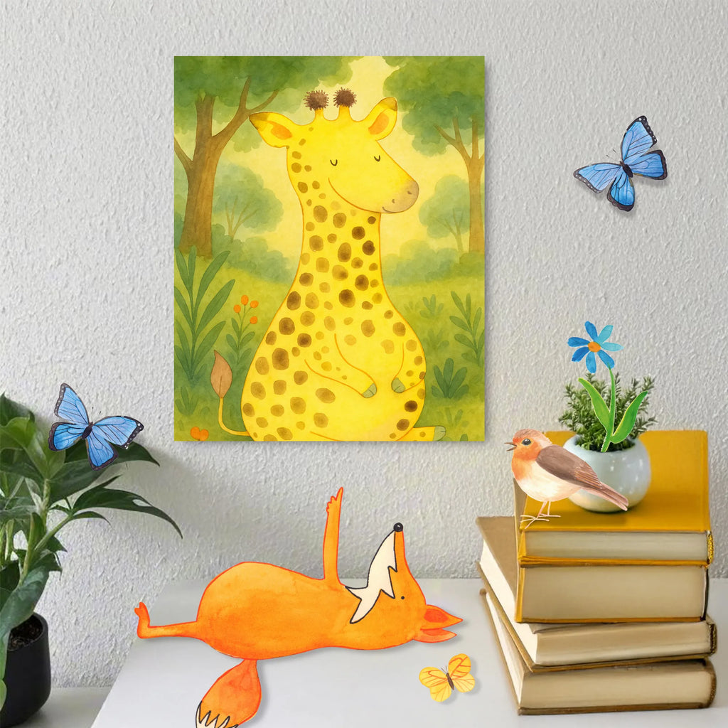 Malowanie według numerów żyrafa Zadowolony Design Baseln, Bastelidee, Malen, Ausmalbild, Künstler, Kunstwerk, Malen nach Zahlen, Kreativität, DIY, Afrika, Wildtiere, Glück, Abenteuer, Giraffe, Zufrieden