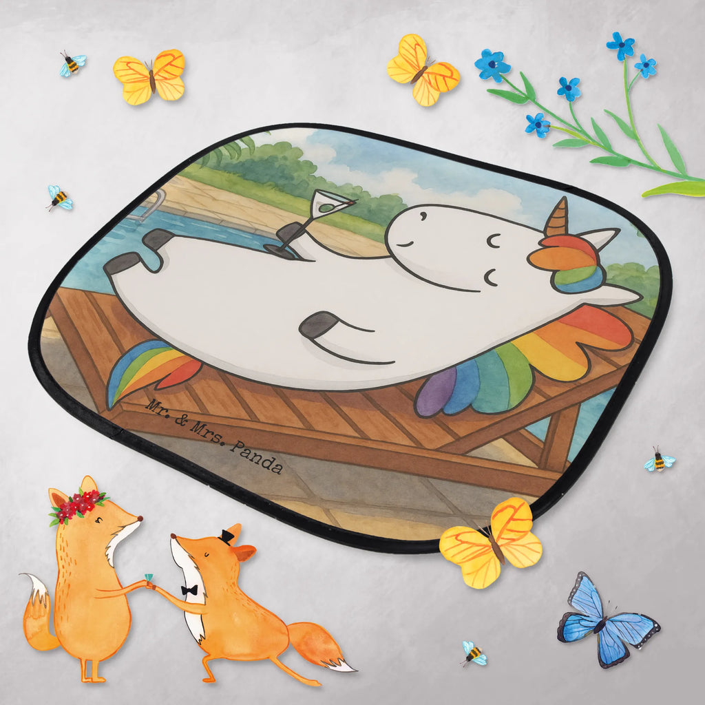 Osłona przeciwsłoneczna do samochodu jednorożec koktajl Design Jednorożec, jednorożce, dekoracje jednorożca, jednorożec