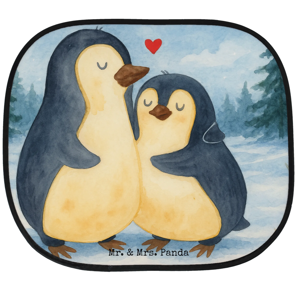 Sonnenschutz Auto Pinguin umarmen Design