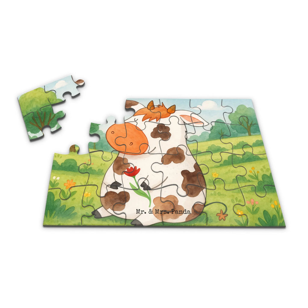 Puzzle Kuh Design Puzzle, Bauernhof, Hoftiere, Landwirt, Landwirtin, Kuh, Kühe, Träume, Flausen, Spruch, Magie, Motivtion, Hof, Milch, Milchkuh