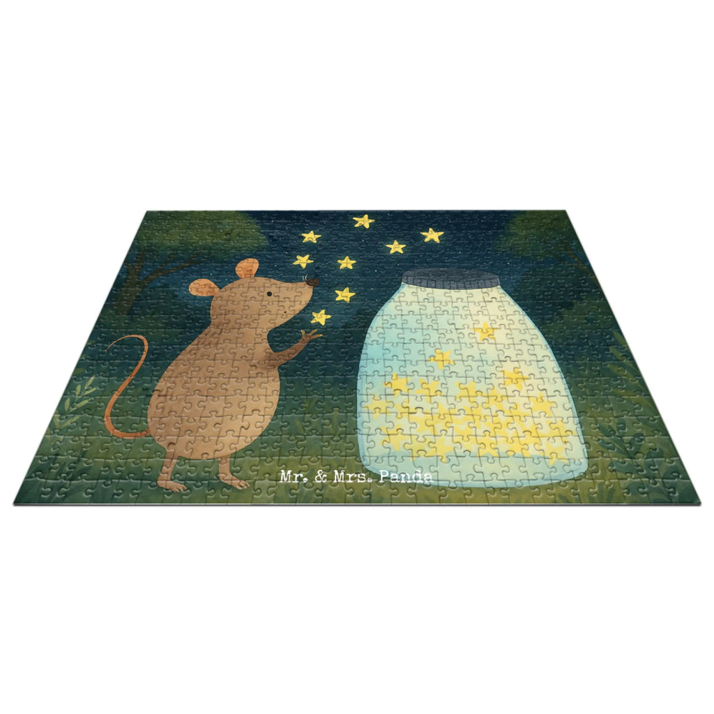 Puzzle Maus Sterne Design Puzzle, Tiermotive, Gute Laune, lustige Sprüche, Tiere, Geburt, Taufgeschenk, Wunsch, erstes Kind, Sterne, Geburtstag, Maus, Kind, Taufe, Träume, Kindergeburtstag, Hoffnung, Schwangerschaft