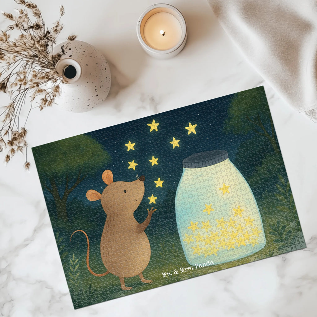 Puzzle Maus Sterne Design Puzzle, Tiermotive, Gute Laune, lustige Sprüche, Tiere, Geburt, Taufgeschenk, Wunsch, erstes Kind, Sterne, Geburtstag, Maus, Kind, Taufe, Träume, Kindergeburtstag, Hoffnung, Schwangerschaft