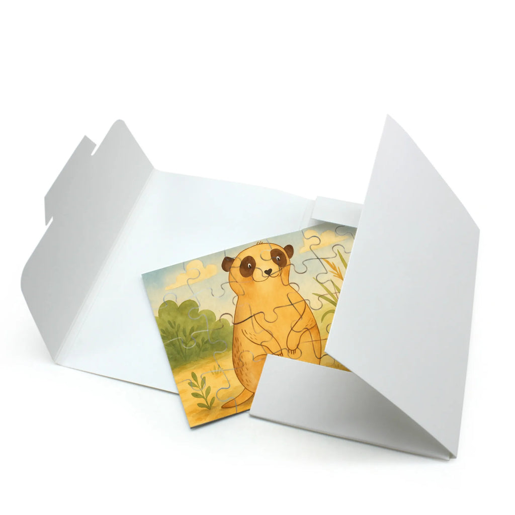 Puzzle Erdmännchen Design Puzzle, Afrika, Wildtiere, Erdmännchen, Reisen, Spruch, Weltreise, Afrikareise, Roadtrip, Traveling