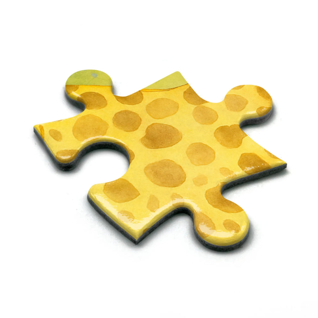 Puzzle Giraffe Blumenkranz Design Puzzle, Afrika, Wildtiere, Giraffe, Blumenkranz, Abenteurer, Selbstliebe, Freundin