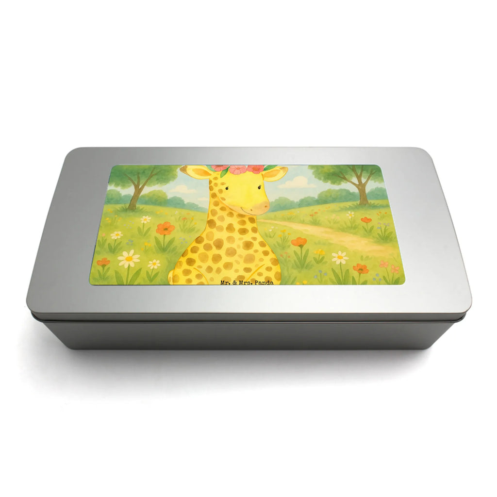 Puzzle Giraffe Blumenkranz Design Puzzle, Afrika, Wildtiere, Giraffe, Blumenkranz, Abenteurer, Selbstliebe, Freundin