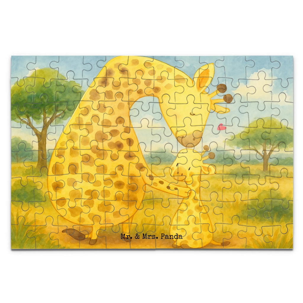 Puzzle Giraffe Kind Design Puzzle, Afrika, Wildtiere, Giraffe, Kind, Mutter, Mama, Tochter, Sohn, Lieblingsmensch