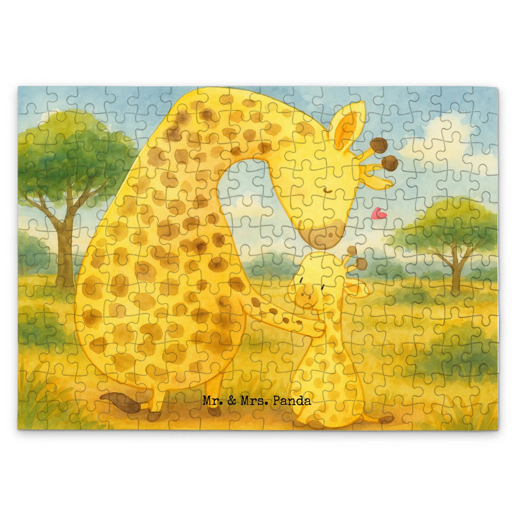 Puzzle Giraffe Kind Design Puzzle, Afrika, Wildtiere, Giraffe, Kind, Mutter, Mama, Tochter, Sohn, Lieblingsmensch