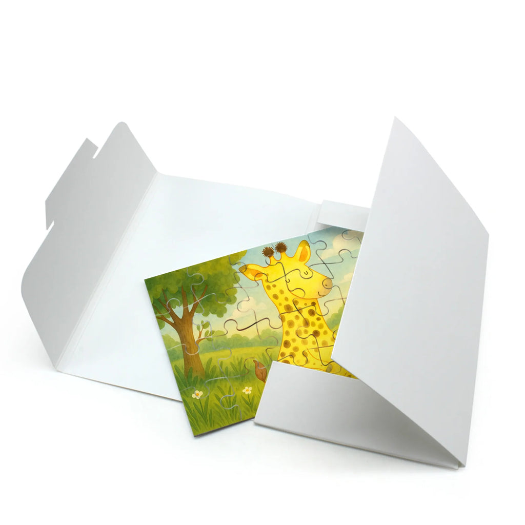 Puzzle Giraffe Zufrieden Design Puzzle, Afrika, Wildtiere, Giraffe, Zufrieden, Glück, Abenteuer