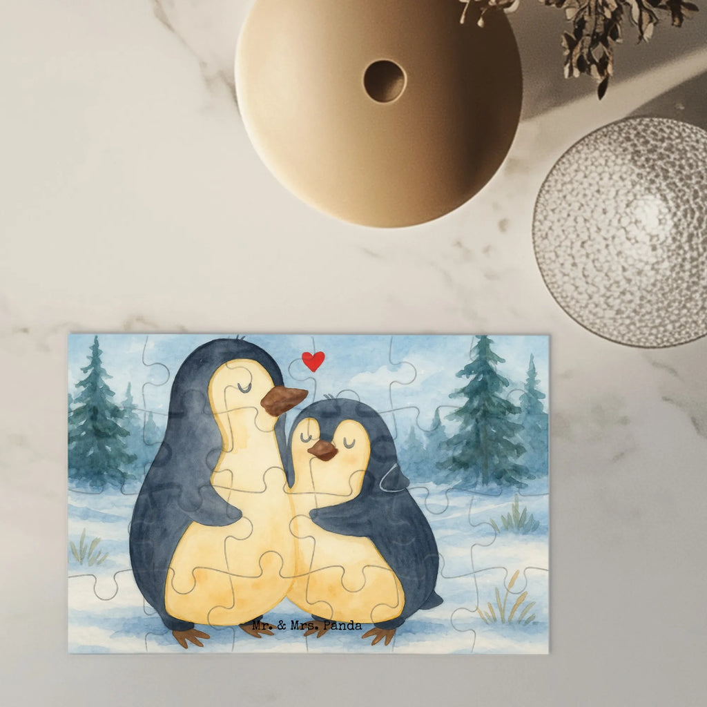 Puzzle Pinguin umarmen Design Puzzle, Pinguin, Liebe, Liebespaar, Liebesbeweis, Liebesgeschenk, Verlobung, Jahrestag, Hochzeitstag, Hochzeit, Hochzeitsgeschenk