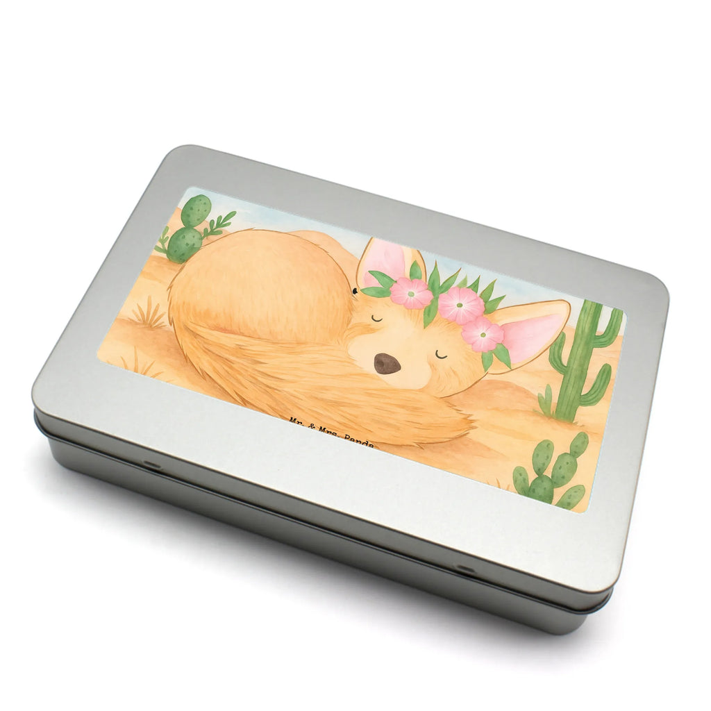 Puzzle desert fox Flower Design Puzzle, Afrika, Wildtiere, Wüstenfuchs, Wüste, Blumen, Blumenkranz, Glücklich