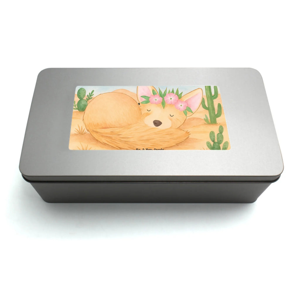 Puzzle desert fox Flower Design Puzzle, Afrika, Wildtiere, Wüstenfuchs, Wüste, Blumen, Blumenkranz, Glücklich