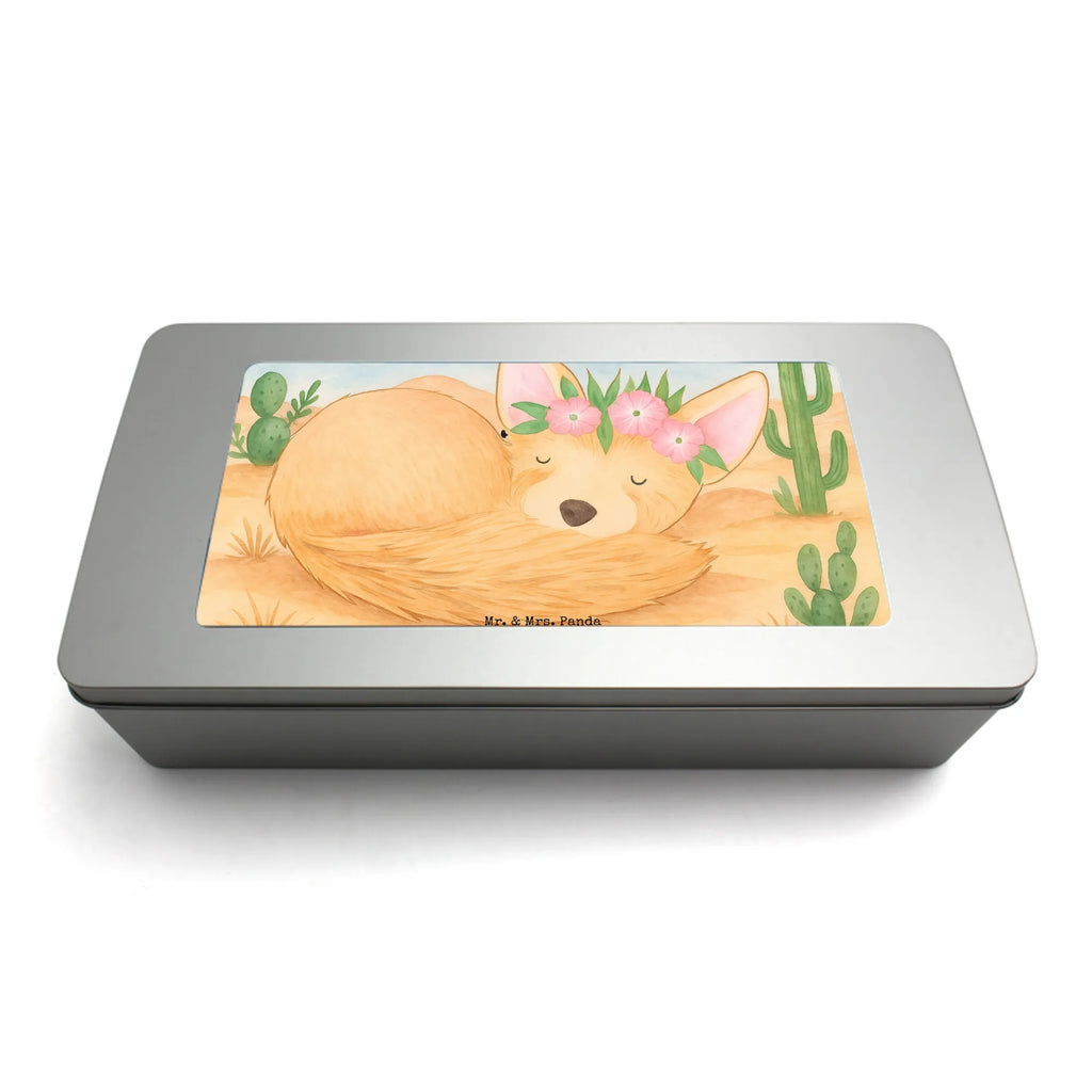 Puzzle desert fox Flower Design Puzzle, Afrika, Wildtiere, Wüstenfuchs, Wüste, Blumen, Blumenkranz, Glücklich