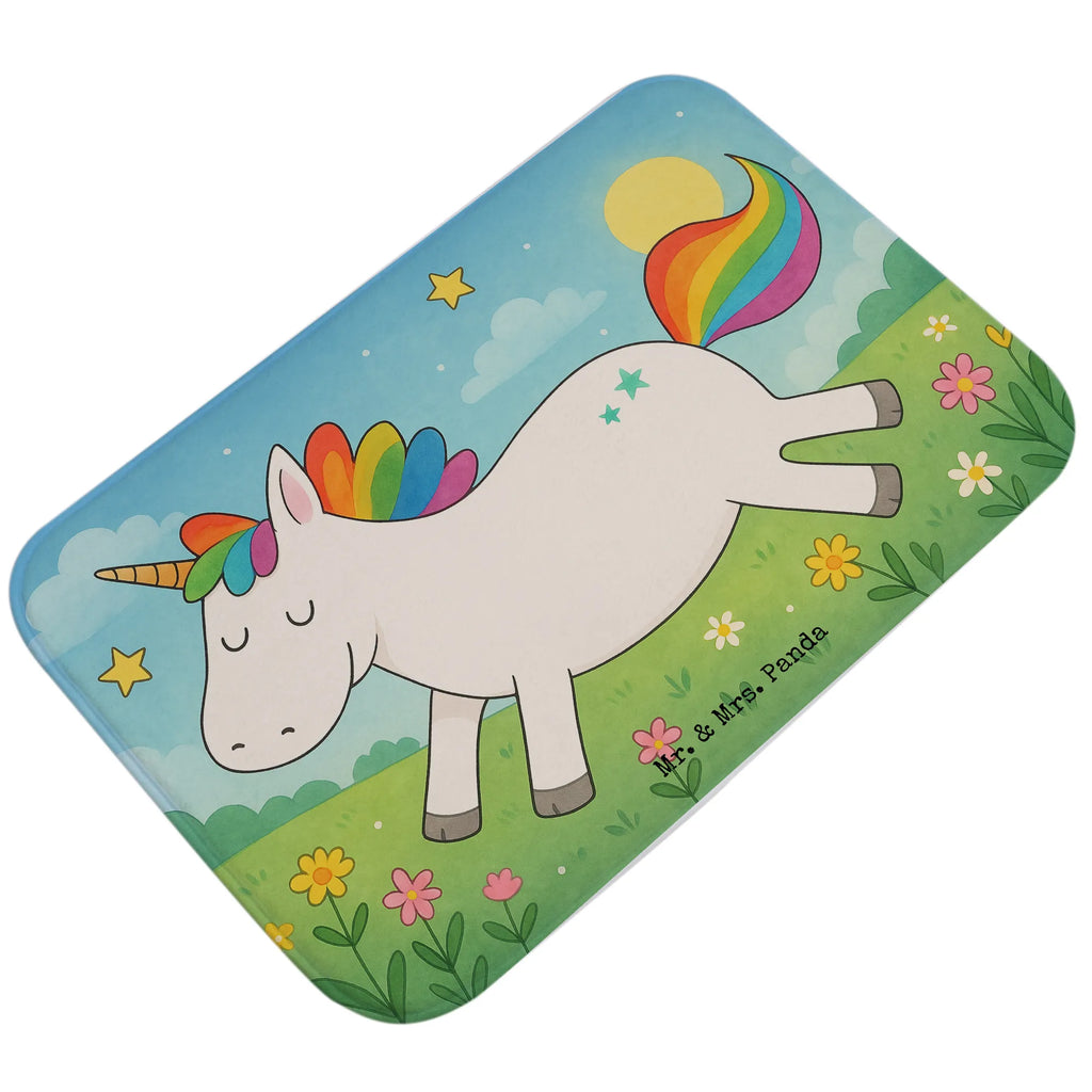 Badematte Einhorn Happy Design Badematte, Badteppich, Duschvorleger, Badezimmerteppich, Badezimmermatte, Badvorleger, Duschmatte, Duschteppich, Badteppiche, Badgarnitur, Badematten, Teppich Badezimmer, Badezimmermatten, Einhorn, Einhörner, Einhorn Deko, Unicorn, glücklich, fröhlich, Spaß, Freude, Lebensfreude, witzig, spannend, Lächeln, Lachen