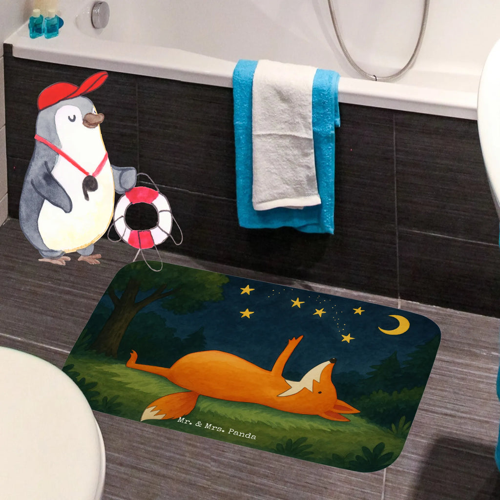 Badematte Fuchs Sterne Design Badematte, Badteppich, Duschvorleger, Badezimmerteppich, Badezimmermatte, Badvorleger, Duschmatte, Duschteppich, Badteppiche, Badgarnitur, Badematten, Teppich Badezimmer, Badezimmermatten, Fuchs, Füchse, tröstende Worte, Spruch positiv, Spruch schön, Romantik, Always Look on the Bright Side of Life