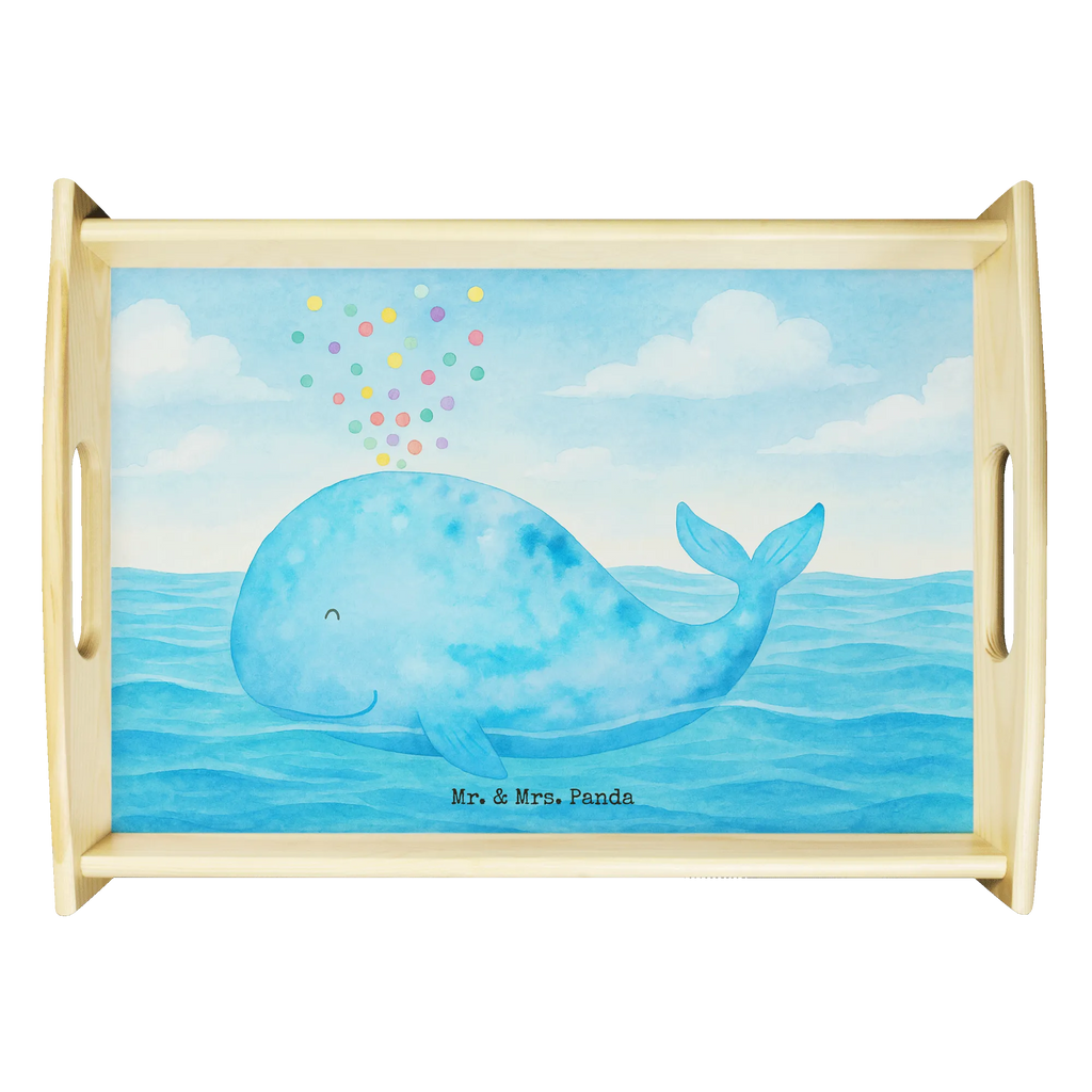 Serviertablett Wal Konfetti Design