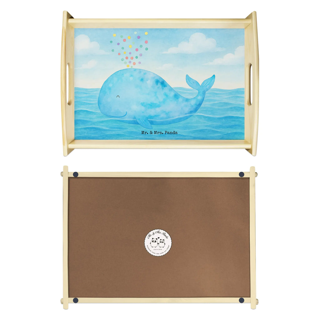 Serviertablett Wal Konfetti Design