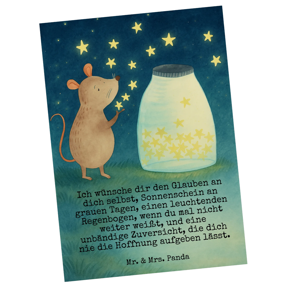Postkarte Maus Sterne Design einzelkarte, Grußkarte, kunstkarte, Fotokarte, Motivkarte, Postkarte, Ansichtskarte, bildkarte, Postkarten, Kunstkarten, spruchkarte, Ansichtskarten, Designkarte, Lustige Sprüche, Tiere, Tiermotive, Gute Laune, Träume, Geburtstag, Hoffnung, Wunsch, Schwangerschaft, Kindergeburtstag, Taufe, Taufgeschenk, Kind, Geburt, Erstes Kind, Maus, Sterne