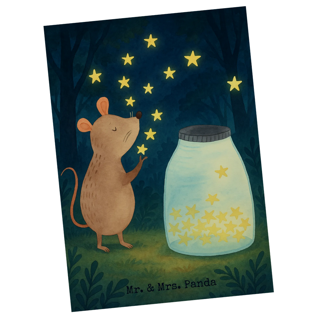 Postkarte Maus Sterne Design einzelkarte, Grußkarte, kunstkarte, Fotokarte, Motivkarte, Postkarte, Ansichtskarte, bildkarte, Postkarten, Kunstkarten, spruchkarte, Ansichtskarten, Designkarte, Tiere, Tiermotive, Gute Laune, Lustige Sprüche, Träume, Geburtstag, Hoffnung, Wunsch, Schwangerschaft, Kindergeburtstag, Taufe, Taufgeschenk, Kind, Geburt, Erstes Kind, Maus, Sterne